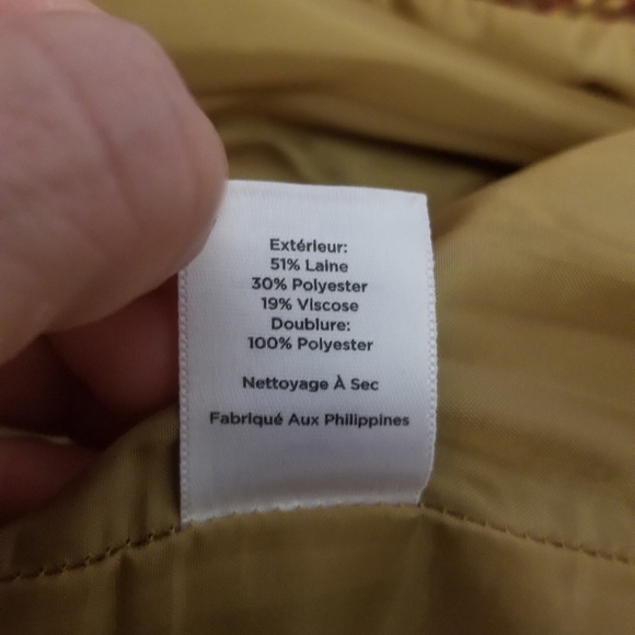 Talbots heavy wool blend satin lined Skirt 2p mint  condition - Picture 4 of 8